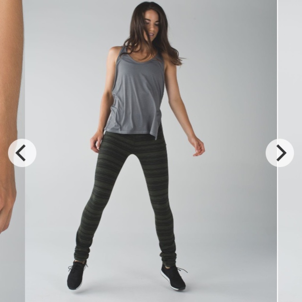 Lululemon Skinny Groove Pant Butterfly Green - Picture 2 of 7
